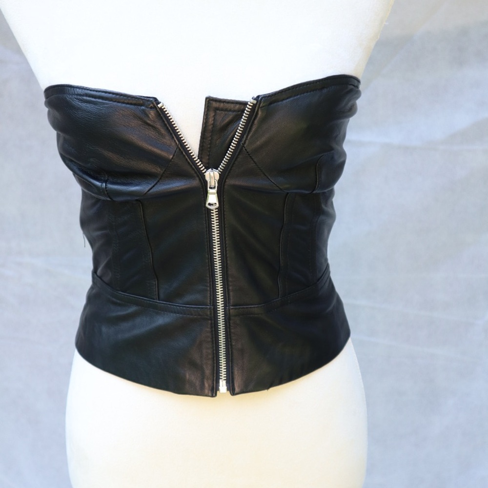Marc Jacobs Leather Tube Top